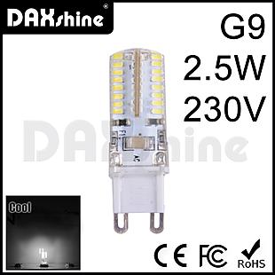 DAXSHINE 64LED G9 2.5W AC230V Cool White 6000-6500K 170-200lm     